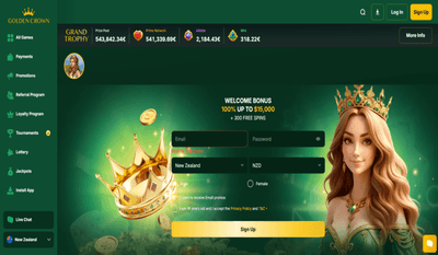 Golden Crown casino spillutvalg
