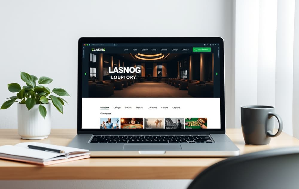 Person som spiller på et norsk casino på laptop med MGA-lisens