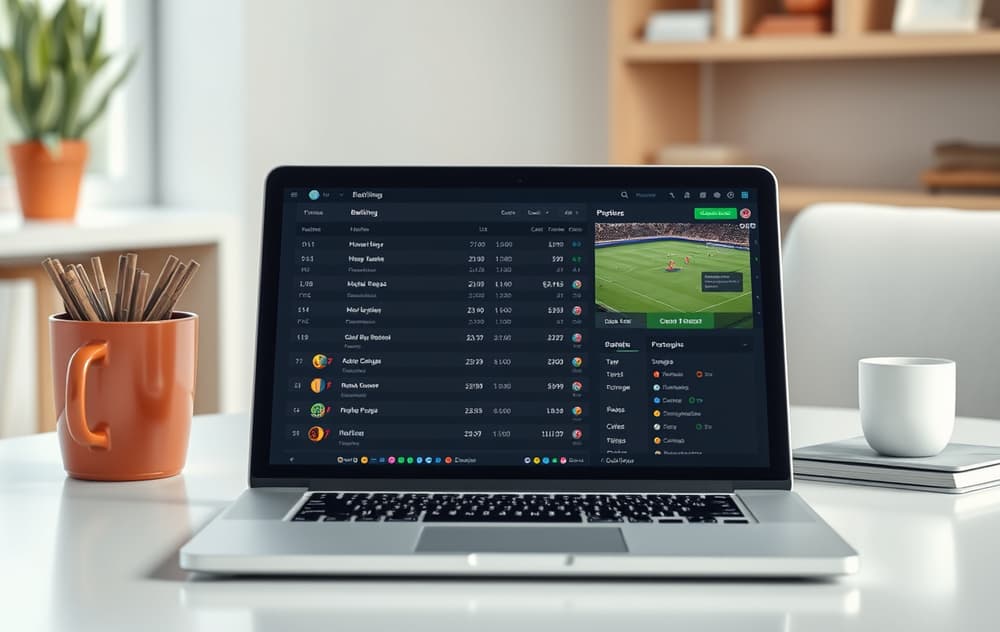Sammenligning av nye bettingsider med odds og bettingmarked.
